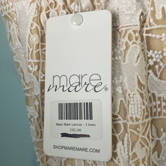 MareMare Anthropologie Larissa Ivory lace dress | Sz SMALL | NWT - Picture 8 of 9